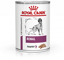 Royal Canin Veterinary Renal консервы для собак при хронической почечной недостаточности паштет 410гр