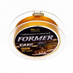Леска Caiman Former карп 100м 0,25мм коричневая