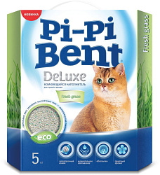 Pi-Pi Bent Deluxe Fresh Grass комкующийся наполнитель 5кг