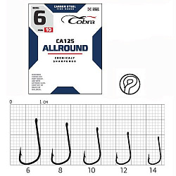 Крючок Cobra ALLROUND сер. CA125 разм.012 