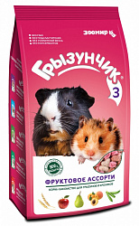 Зоомир Грызунчик 3 фруктовое ассорти 250гр
