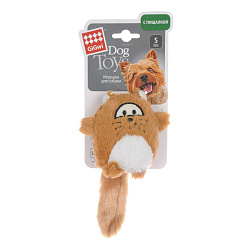 Игрушка для собак GiGwi Лиса с большой пищалкой/ткань 75220