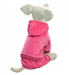 Костюм для собак Розовый плюш M размер 30см Triol