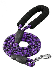 Поводок Pet-it веревочный нейлон с мягкой ручкой L 1.2*152 см фиолетовый