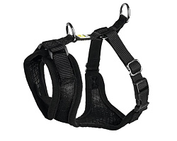 Шлейка Hunter для собак Manoa M (44-55см) нейлон/сетчатая текст черн