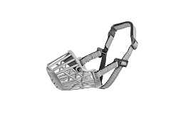 Намордник пластик №2 55512 светоотражающий металлик