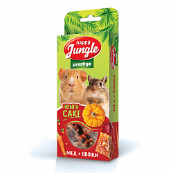 Лакомство для грызунов Happy Jungle Prestige Корзинки мед/овощи 3шт J505