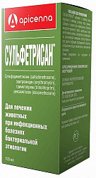 Сульфетрисан 100мл(Д.В,-сульфадиметоксин+эритромицин) КП