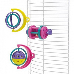 Игрушка для птиц Beeztees крутящаяся пластмассовая 10*8см 1988169