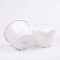 Кашпо Литое 5л    Д25 Беларусь Белое