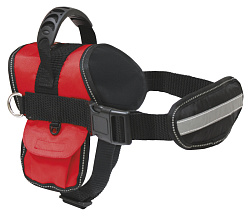 Шлейка ездовая многофунк+поводок для крупных собак 50-64см+25мм 62-109см