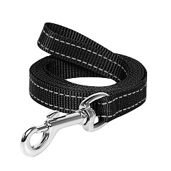 Поводок Коллар (Collar) Dog Extreme нейлон двойной (ширина 20мм, длина 122см) черный