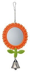 Зеркало для птиц цветок/колокольчик П6074