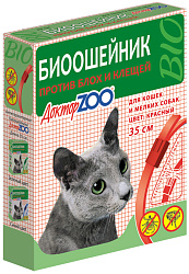Доктор ZOO БИО для кошек ошейник от блох 35см