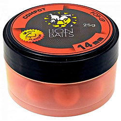 Бойлы Lion Baits Pop-Up 14мм 25гр Compot