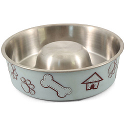 Миска металлическая 450мл Домик BL24