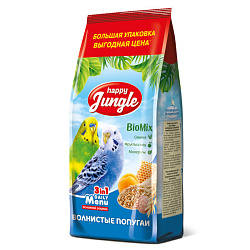Happy Jungle корм для волнистых попугаев 900гр