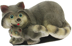 Фигура садовая Семья Енотов