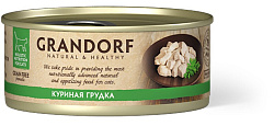 Grandorf влажный корм беззерновой для кошек с куриной грудкой 70гр