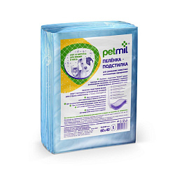Пеленки впитывающие для животных PETMIL 60*40 5шт