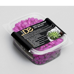 Галька для аквариума (5-10мм) декоративная флуоресцентная пурпурная 350г 