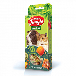 Лакомство для грызунов Happy Jungle Prestige Корзинки мед/фрукты 3шт J501