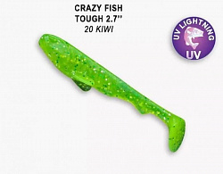 Виброхвост Crazy Fish Tough 70mm 59-70-20