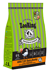 ZooRing Adult Cat Duck & Rosehip корм сухой для взрослых кошек утка с шиповником 1,5кг