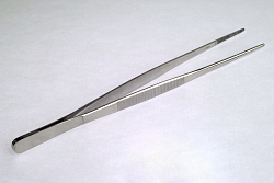 Пинцет анатомический 200 мм плоск