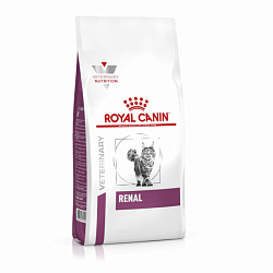 Royal Canin Veterinary Renal диетический сухой корм для кошек при хронической почечной недостаточности 2кг