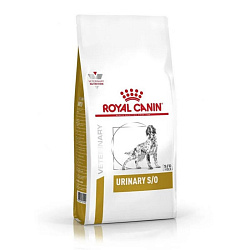 Royal Canin Veterinary Urinary S/O диетический сухой корм для собак способствующий растворению струвитных камней 2кг