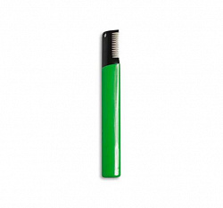 STANDART тримминговочный нож для жесткой шерсти зеленый с нескользящей ручкой 