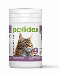 Polidex Glucogextron для кошек и котят Профилактика и лечение болезней суставов 80 таблеток
