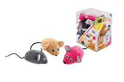 Игрушка для кошек ZooM Мышь мех. 9см 2412