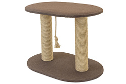 Когтеточка Столбик "Хайтек" двойной овальная 81234