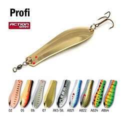 Блесна колеблющаяся Akara Action Series Profi 115 32гр 1-1/7oz 06