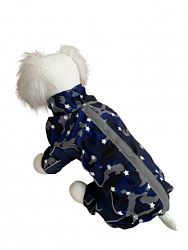 Дождевик для собак Звездное небо 2-сторонний (унисекс) L в ассортименте