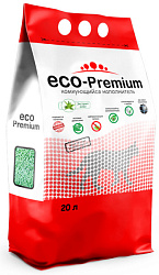 ECO-Premium Алоэ древесный комкующийся наполнитель 20л 7,6кг