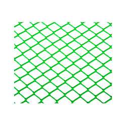 Сетка садовая (ромб) 25х25 ширина 1,5м длина 10м (зеленый)