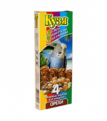 Кузя лакомство для попугаев палочки (4шт.) Орехи
