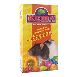 Кеша Фрукты корм для крыс и мышей 500гр