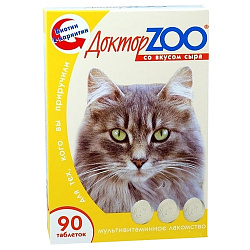 Доктор ZOO № 90 для кошек сыр