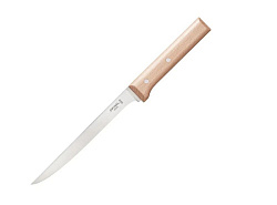 Нож Opinel филейный №121 нержавеющая сталь, буковая рукоять