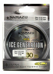 Леска Namazu Ice Generation 30м 0,08мм 0.44кг