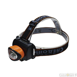 Фонарь налобный Сиб.следопыт Люминофор, 6 SMD LED, 3*АА  PF-PFL-HL34
