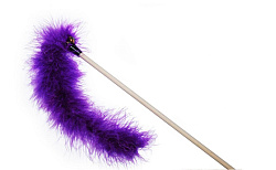 Дразнилка для кошек Перьевой хвост, с колокольчиком, удочка, 50 см ДР13