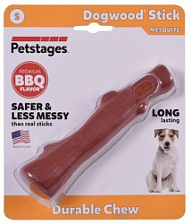 Игрушка для собак Petstages Mesquite Dogwood с ароматом барбекю 14-16 см малая (27006)