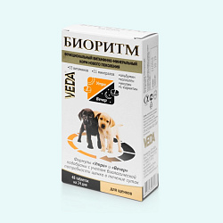 Биоритм для щенков функциональный витаминно-минеральный комплекс 48тб