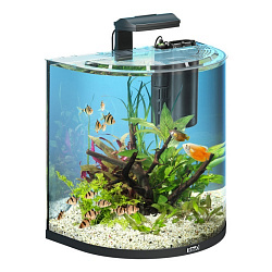 Аквариум Tetra AquaArt Explorer LED 30л "Полумесяц" белый