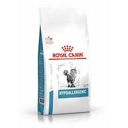 Royal Canin Veterinary Hypoallergenic диетический сухой корм для кошек при пищевой аллергии или непереносимости 2,5кг